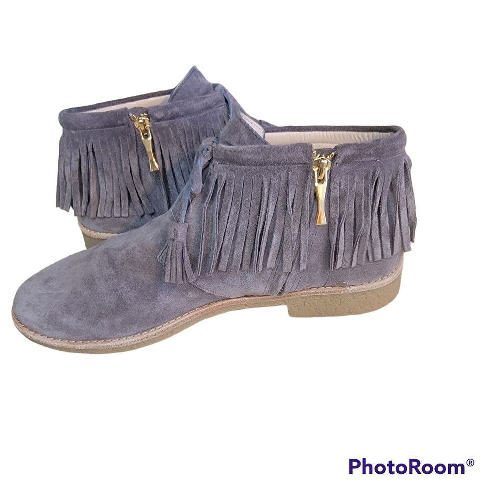 Kate Spade Bitsy Suede Fringe Booties. Size 10. - Picture 5 of 11